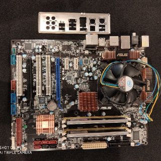 エイスース(ASUS)のASUS P5K-E DDR2 4GB core 2 duo e8400 (PCパーツ)