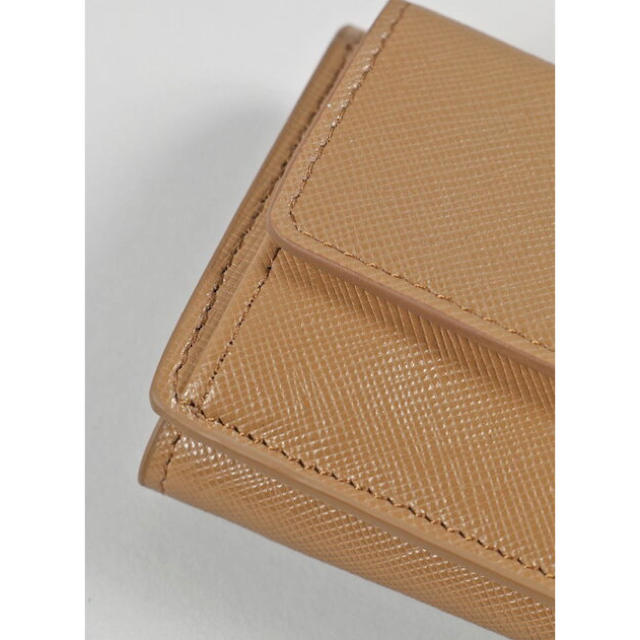 TODAYFUL Leather Mini Wallet -Beige