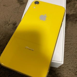 アイフォーン(iPhone)のiPhone XR Yellow 64GB SIMフリー(スマートフォン本体)