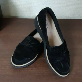 クラークス(Clarks)の⭐Clarksローファ－　ブラックスエード⭐(ローファー/革靴)