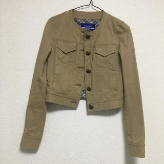 バーバリーブルーレーベル(BURBERRY BLUE LABEL)のBURBERRY ジャケット(ノーカラージャケット)