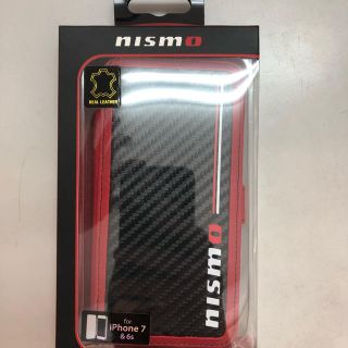 ニッサン(日産)の未使用！ iPhone 7 & 6s nismo リアルレザーiPhoneケース(iPhoneケース)