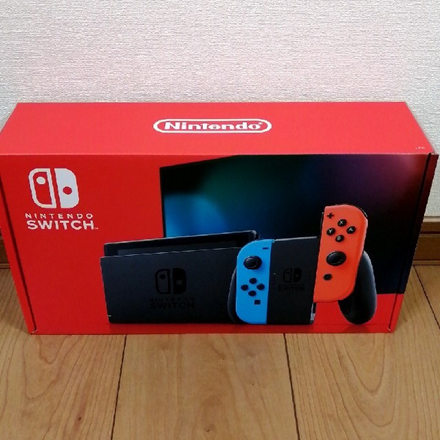 新品納品書有 Nintendo Switch ネオンブルー レッド スイッチ