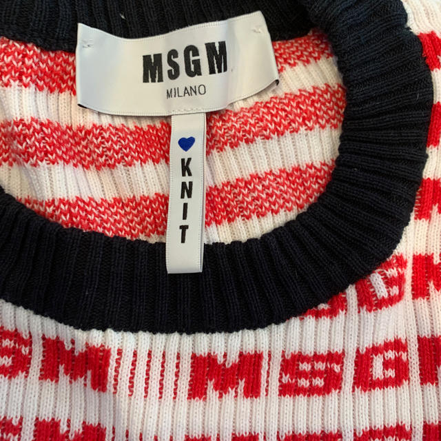 MSGM(エムエスジイエム)のMSGM 美品 レディースのトップス(Tシャツ(半袖/袖なし))の商品写真