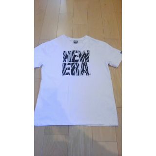 ニューエラー(NEW ERA)のNEWERA  Tシャツ　ホワイト　ゼブラ柄　XXL (Tシャツ/カットソー(半袖/袖なし))