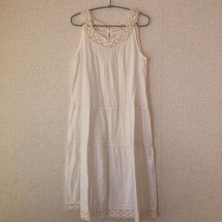 ネストローブ(nest Robe)の♡ SM２  ホワイト インナー キャミワンピ ♡(ロングワンピース/マキシワンピース)