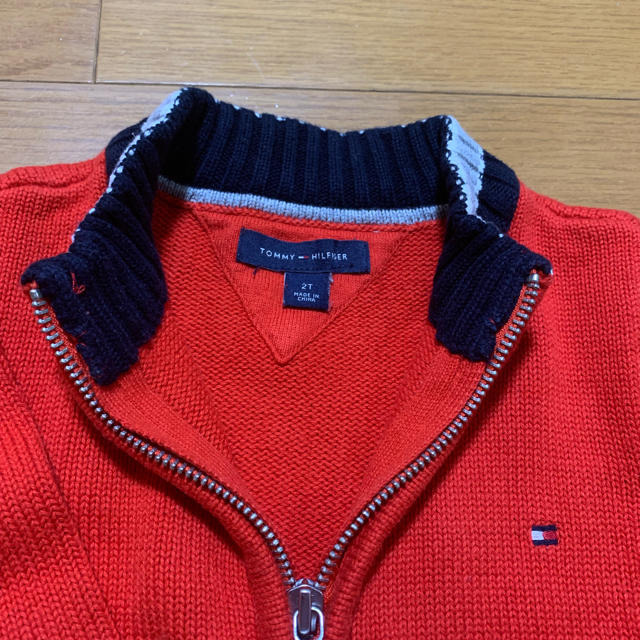 TOMMY HILFIGER(トミーヒルフィガー)のTOMY HILFIGERカーディガン キッズ/ベビー/マタニティのキッズ服男の子用(90cm~)(カーディガン)の商品写真