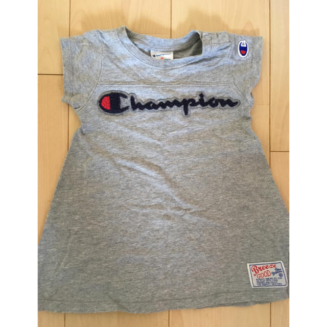 Champion(チャンピオン)のチャンピオンの半袖ワンピース キッズ/ベビー/マタニティのベビー服(~85cm)(ワンピース)の商品写真