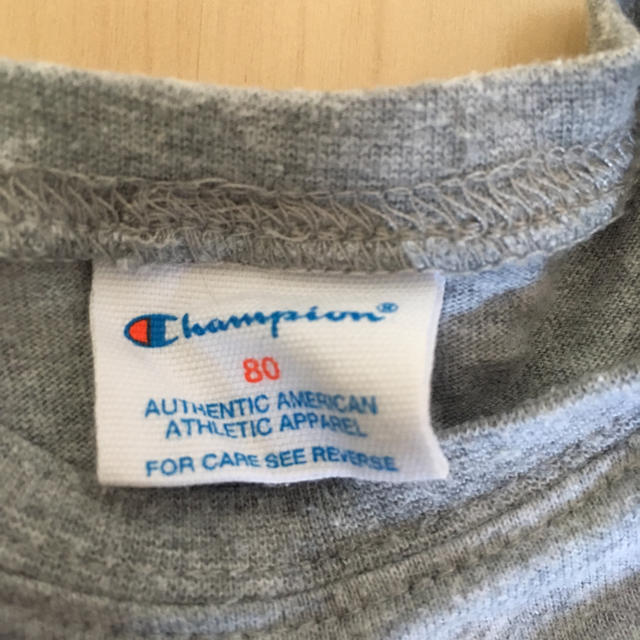 Champion(チャンピオン)のチャンピオンの半袖ワンピース キッズ/ベビー/マタニティのベビー服(~85cm)(ワンピース)の商品写真