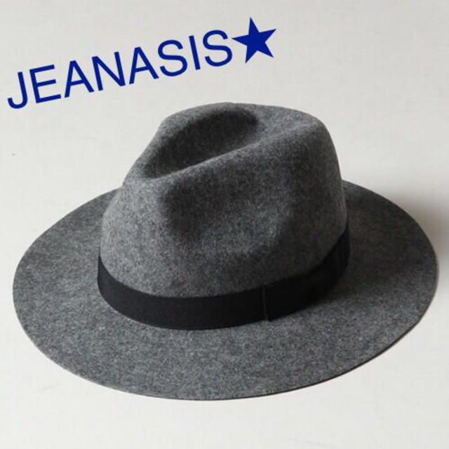 JEANASIS(ジーナシス)の完売フェルトハット☆グレー レディースの帽子(ハット)の商品写真