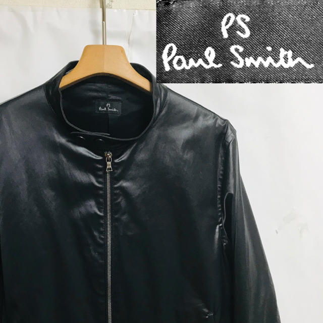 美品！日本製！Paul Smith ポールスミス ストレッチシングルライダース | フリマアプリ ラクマ