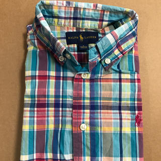 ラルフローレン(Ralph Lauren)のラルフローレン サイズ6 半袖ボタンダウンシャツ(ブラウス)