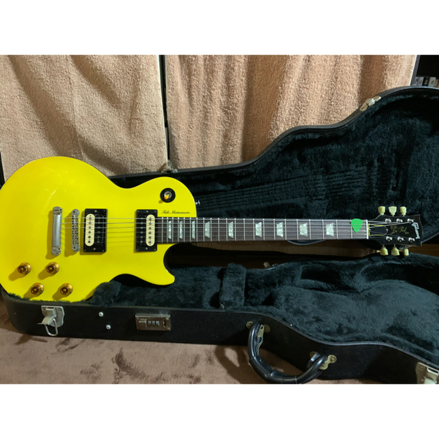 エレキギター Gibson - Gibson USA tak matsumoto canary yellow