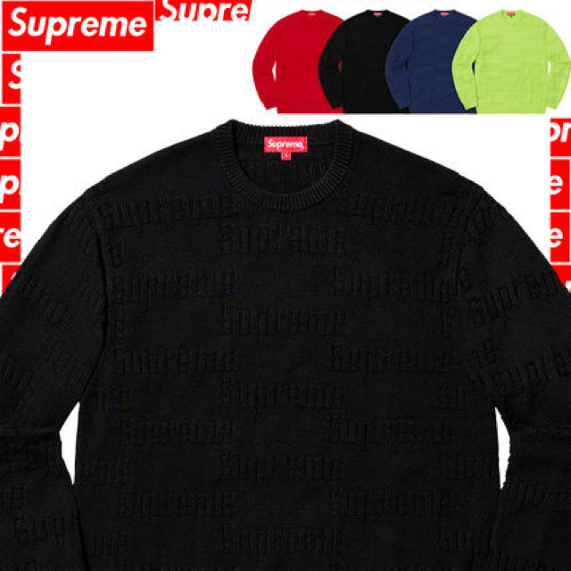 Supreme SWEATER BLACK ニットセーター