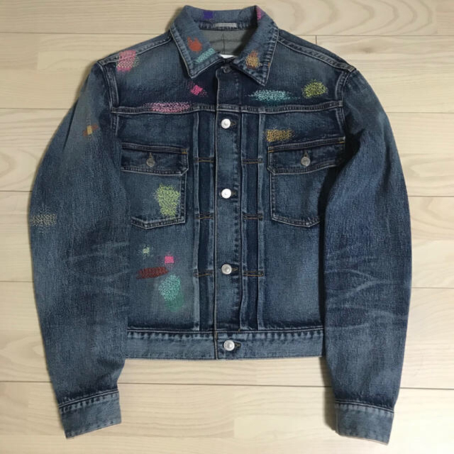 Dior 19SS ボロ刺繍 デニムジャケット Gジャン 46