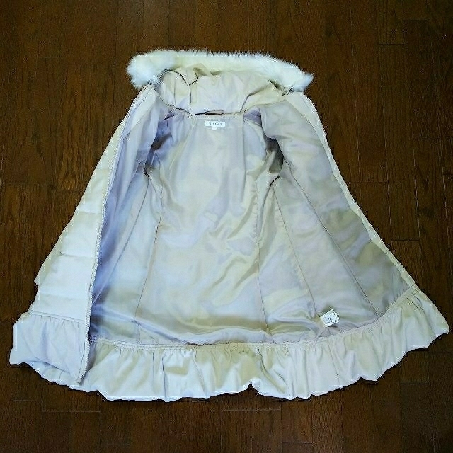 3can4on(サンカンシオン)の【未使用】中綿つきフーデッドコート キッズ/ベビー/マタニティのキッズ服女の子用(90cm~)(コート)の商品写真