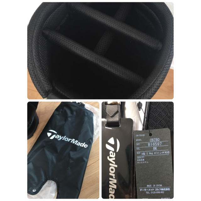 新品 テーラーメイド キャディバッグ 軽量 9型 47インチ CBZ80 黒 新品 テーラーメイド キャディバッグ 軽量 9型 47インチ CBZ80 黒