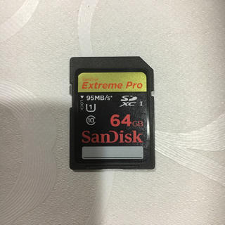 サンディスク(SanDisk)のSanDisk ExtremePro SDXCカード/SDカード/64GB/①(PC周辺機器)