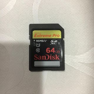 サンディスク(SanDisk)のSanDisk ExtremePro SDXCカード/SDカード/64GB/②(PC周辺機器)