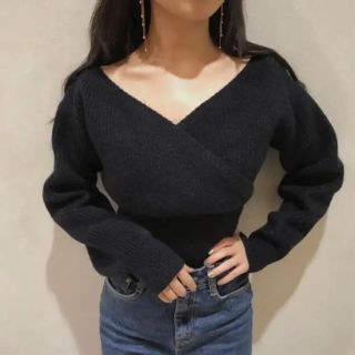 エディットフォールル(EDIT.FOR LULU)の最終値下げ papermoon ♡ open neck knit(ニット/セーター)