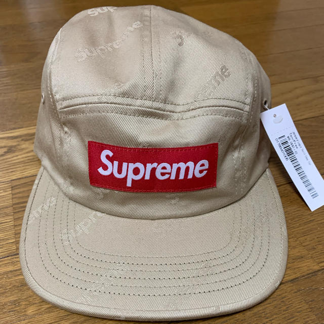 Supreme Jacquard Logos Twill Camp Cap