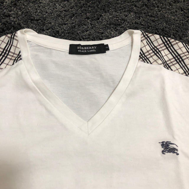 BURBERRY BLACK LABEL(バーバリーブラックレーベル)のバーバリー 半袖T Vネック メンズのトップス(Tシャツ/カットソー(半袖/袖なし))の商品写真