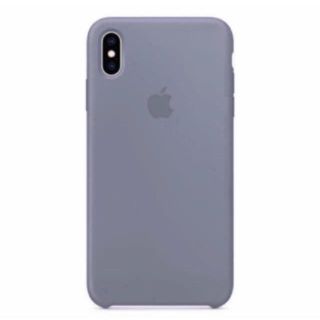 アップル(Apple)のiPhoneXS純正シリコーンケース ラベンダーグレー 新品(iPhoneケース)