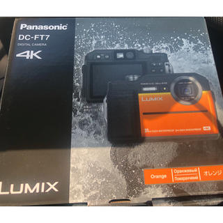 パナソニック(Panasonic)のパナソニック コンパクトカメラ DC-FT7 オレンジ(コンパクトデジタルカメラ)