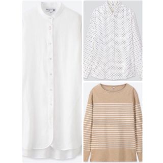 ユニクロ(UNIQLO)の●新品•未使用● UNIQLO 3点セット(シャツ/ブラウス(長袖/七分))