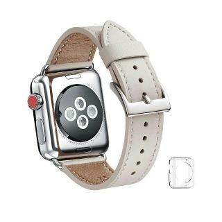 アップルウォッチ(Apple Watch)のApple Watch用 レザーバンド     アップルウォッチ用42 44mm(その他)