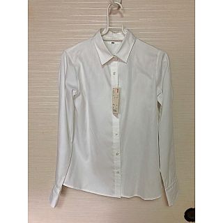 ユニクロ(UNIQLO)の白シャツ(シャツ/ブラウス(長袖/七分))