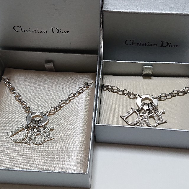 Christian Dior(クリスチャンディオール)の【美品】Christian Dior ネックレス ブレスレット セット レディースのアクセサリー(ネックレス)の商品写真