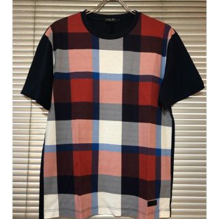 ブラックレーベルクレストブリッジ(BLACK LABEL CRESTBRIDGE)の新品 ブラックレーベル クレストブリッジ チェック柄 Tシャツ M バーバリー(Tシャツ/カットソー(半袖/袖なし))