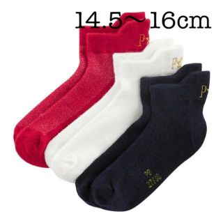 プチバトー(PETIT BATEAU)の新品未使用 プチバトー 靴下3足セット 14.5〜16cm(靴下/タイツ)