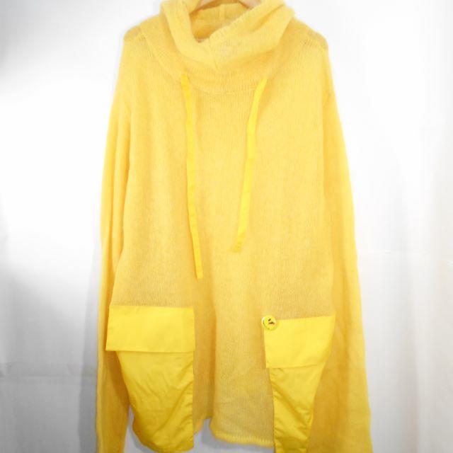 05012● AMBUSH SSS HOODED MOHAIR SWEATER