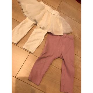 ベビーギャップ(babyGAP)のレギンス2枚セット80(パンツ)