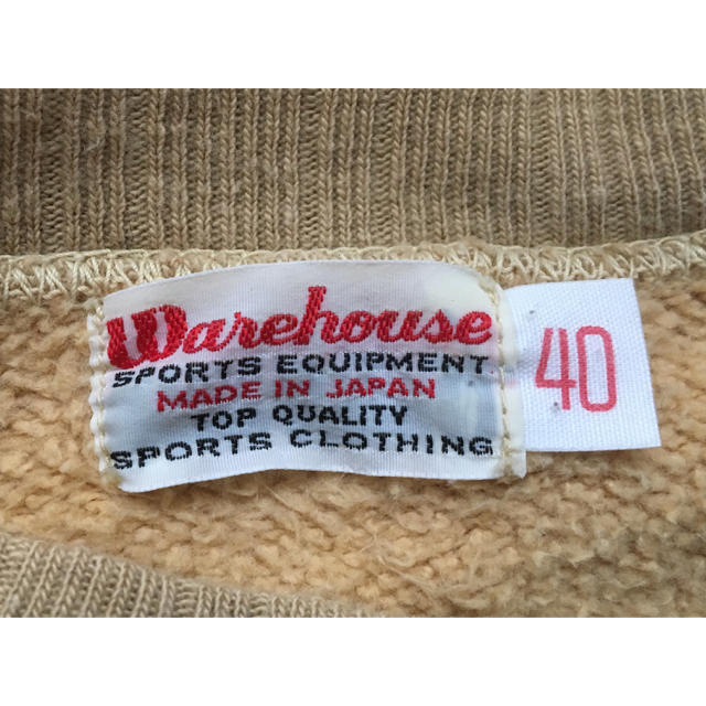 WAREHOUSE(ウエアハウス)のウエアハウス ミリタリー スウェット 40 メンズのトップス(スウェット)の商品写真