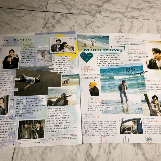 ジャニーズWEST(ジャニーズウエスト)のPOTATO 11月号 ジャニーズWEST切り抜き エンタメ/ホビーのタレントグッズ(アイドルグッズ)の商品写真