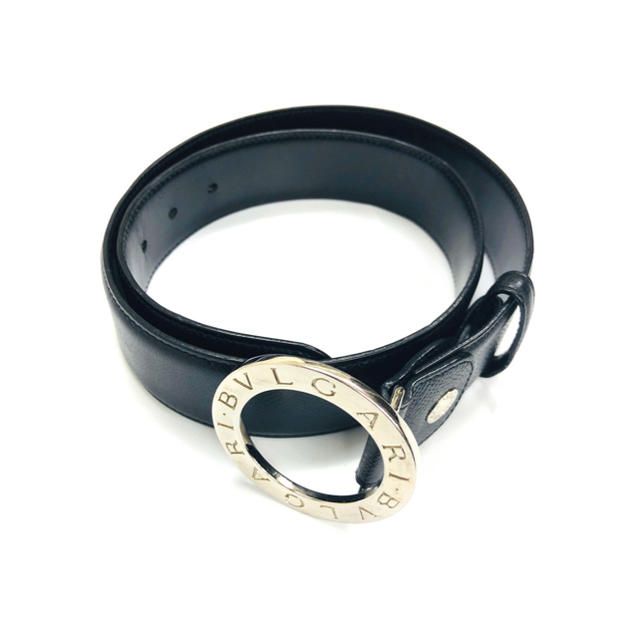 BVLGARI/ブルガリ　ロゴマニア　レザーベルト　美品　正規品