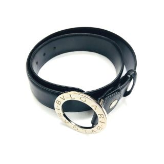 ブルガリ(BVLGARI)のBVLGARI/ブルガリ　ロゴマニア　レザーベルト　美品　正規品(ベルト)