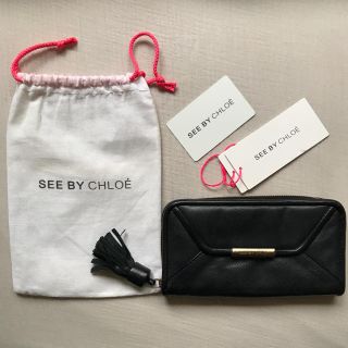 シーバイクロエ(SEE BY CHLOE)のSEE BY CHLOE タッセル付き長財布(財布)