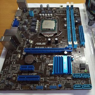 ASUS　PBH61-MXマザー　intel　COREi5　3470s(PCパーツ)