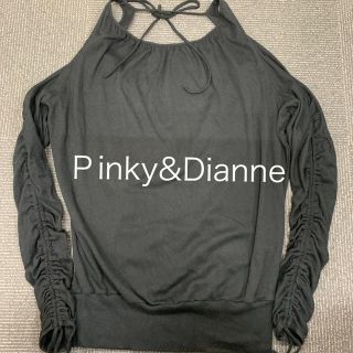 ピンキーアンドダイアン(Pinky&Dianne)のＰinky＆Dianne ブラック カットソー(カットソー(長袖/七分))