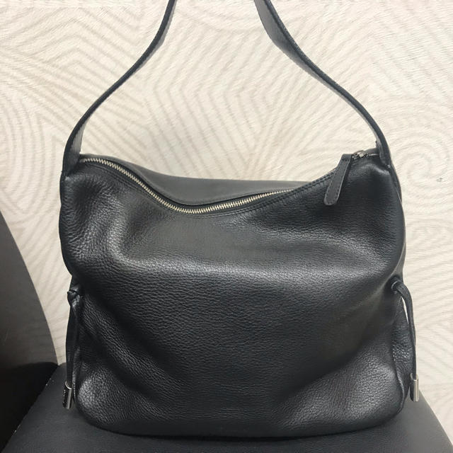 FURLA - ★フルラ★ワンショルダーバッグ★レザー★型押し★黒★ブラック