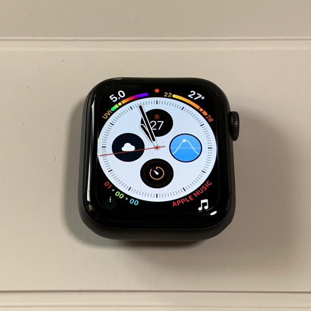 Apple Watch(アップルウォッチ)のApple watch GPS 44mm スペースグレイ series4 スマホ/家電/カメラのスマホアクセサリー(その他)の商品写真