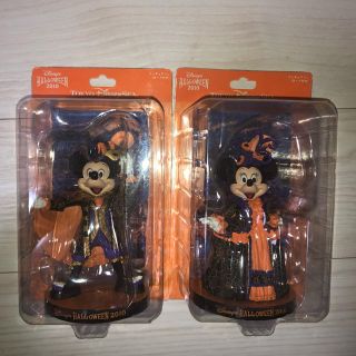 ディズニー(Disney)の【送料込】ディズニーDisneyハロウィン2010ミッキーミニーフィギュアセット(キャラクターグッズ)