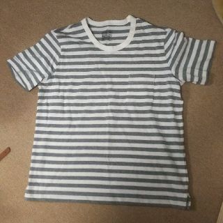 ムジルシリョウヒン(MUJI (無印良品))の無印 ボーダーTシャツ L(Tシャツ(半袖/袖なし))