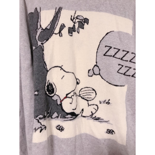 SNOOPY(スヌーピー)のグリーンクラブ  カシミヤ  スヌーピー    セーター レディースのトップス(ニット/セーター)の商品写真