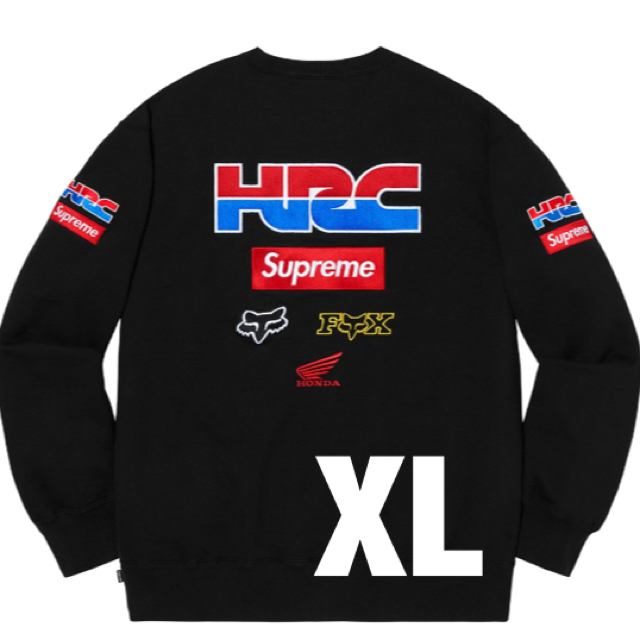 スウェットSupreme HONDA  crewneck XL