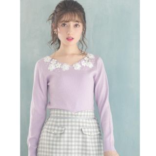 トッコ(tocco)のtoccocloset3Dフラワーニット(ニット/セーター)